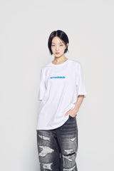 24FW コネクトロゴベーシック半袖Tシャツ ホワイト