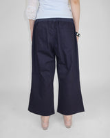 STEP BUTTON CROPPED PANTS