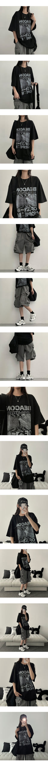 Det. Oversized Fit Short Sleeve T-shirt