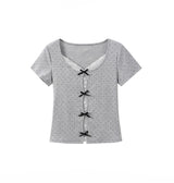 Elin Dot Ribbon Tee