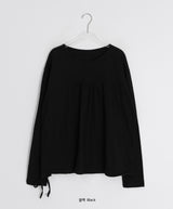 ラネヒシャーリングリボン長袖Tシャツ