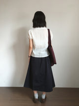 Anki Flora Frill Blouse (1color)