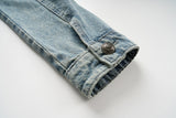 Eira Military Button Denim Jacket