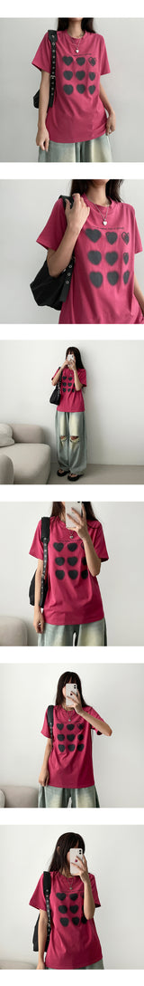 Mori Heart Short Sleeve Tee