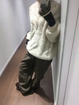 バーウールツイストニット (3color)