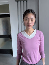 soft line u-neck top