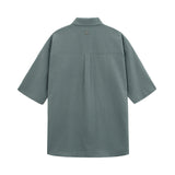 [24SS LSD COLLECTION] Cotton Seersucker Short-sleeve Shirt_Khaki