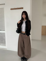 Lida バルーンフィットコットンワイドパンツ