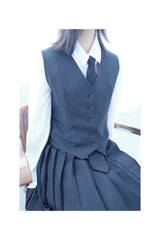 Eve Pintuck Vest (2color)