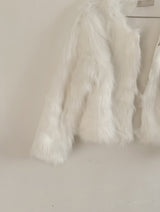 Uress Vintage Fur Jacket (White)