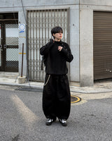 Nell Line Neck Button Knit
