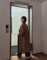 Melbourne single maxi coat