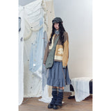 Preppy Animal Jacquard Knit Cardigan