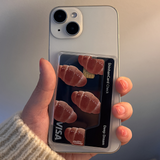 salt bread MagSafe Transparent Card Wallet