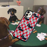 Vintage Dachshund Epoxy Phone Case