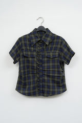 (W) Two Checked Shirt (2color)