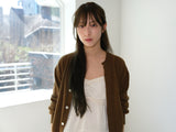 Boho Shirring Sleeveless (Ivory)