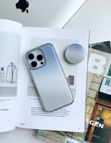 [MADE]ブラー シルバー エポキシ iPhoneケース