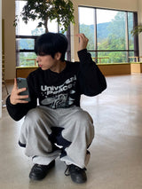 Color Sweat Denim Stitch Balloon 2C
