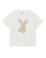 25FW WOMAN FUZZY RABBIT SHORT SLEEVE T-SHIRT