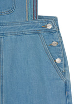 EMBROIDERY OVERALL DENIM PANTS code 25011
