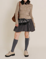 Cush Banding Pumpkin Balloon Mini Skirt