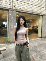 zip-up sleeveless