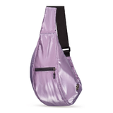 SOFT GLOSSY CROSS BAG_HEATHER