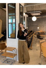 Super Pintuck Wide Cotton Pants