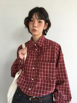 Philly brushed check shirt (3color)