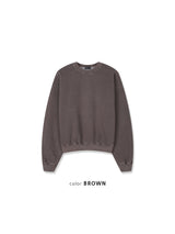 ピグメントクロップスウェットシャツ 7COLOR