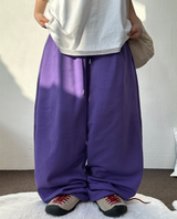 VIVID COLORING🎀 WIDE ONR PINTUCK LONG PANTS 💘💜🖤🩶💚7COLOR