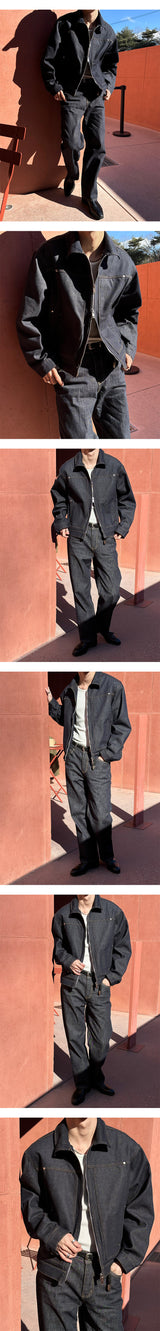 [4SEASON] Low regular denim pants(S-XL)