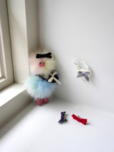 Keyring Acc 'Velvet Ribbon Pin' - 3 Color