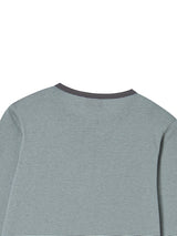 STRIPE BUTTON L/S MINT