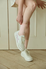 [2pairs 1set] PETITE RIBBON SOCKS SET