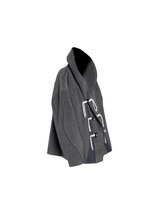 RELABEL (EVENT) Wool Coastline Revamped Patchwork Deconstructed Lapel-Enhanced Coat Jacket
