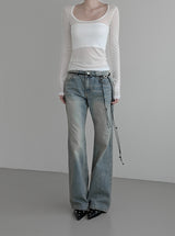 Ubel bootcut denim pants