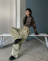 Willy Washed Vintage Diagonal Cargo Pants
