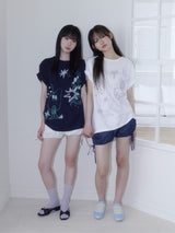 クレヨンフルーツTシャツ (ペアホワイト)