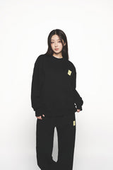 25SS ボックスベーシックロゴジョガーパンツ ブラック