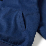 Wool blouson jacket / Deep blue
