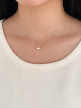 Knock heart key Necklace