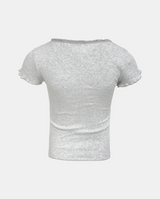 Misty フリルパンチングTシャツ