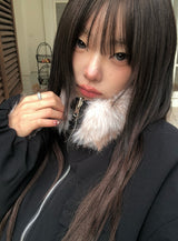 Calling Reversible Fur Jacket Jumper