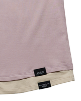 26SS WOMAN POINT LABEL LAYERED SHORT SLEEVE T-SHIRT