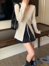 Two-way string cardigan(4color)