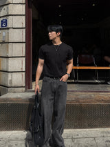 ショルダー ヒドゥン リンガー Tシャツ