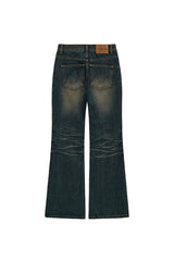 line boots cut (blue)