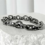 ss-A RBox x Double chain bracelet_silver